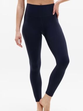 Athleta Elation Ultra High Rise 7/8 Legging Navy Blue